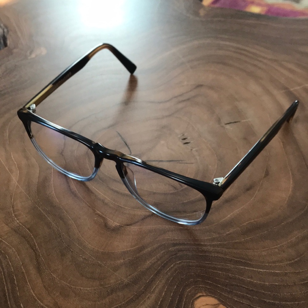 Warby Parker Vaughan Eyeglasses - E Bluebird Fade